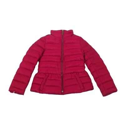 Jaqueta acolchoada Burberry feminina rosa fúcsia acolchoada Nova Check forrada tamanho 8Y/128 - Imagem 1 de 4
