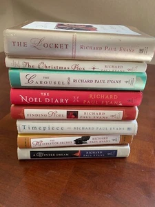 Richard Paul Evans Book Lot Of 8 Hard Cover Christian Christmas Box Noel ++ - Picture 1 of 2