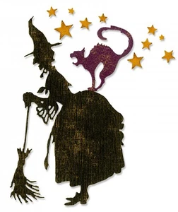 New, Retired Sizzix Thinlits Witchcraft #662386 3pc Retail $14.99 by Tim Holtz - Picture 1 of 12