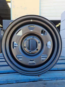 17x8 6X114.3 STEEL WHEEL 6X114.3 +18 OFFSET - Picture 1 of 2