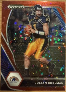 2021 Panini Prizm Julian Edelman Red No Huddle Disco #66 - Picture 1 of 3