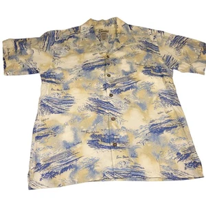 Patagonia Pataloha Special Edition Hemd Herren Medium Blau Creme Hawaii Aloha - Bild 1 von 7