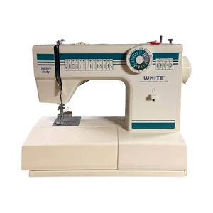 White Model 1919 Sewing Machine – Tested – Sews – Pedal, Cord, Cover - Picture 1 of 10