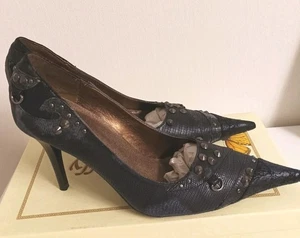 Damenschuhe Pamps Schwarz Butterfly Gr.35,36,37,38,39 Neu Stilettos Party High - Bild 1 von 8