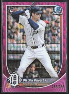 Bowman Chrome Dillon Dingler 2025 refractor de onda fucsia/299 - Imagen 1 de 2