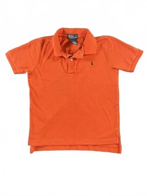 Polo Ralph Lauren Clásico para Niños - Juvenil Talla 7 - Logo de Poni - Naranja Otoño  Foto 1 de 4