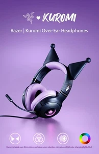 Auriculares con cable Razer x Sanrio Kuromi edición limitada - Imagen 1 de 12
