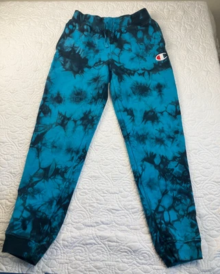 Pantalones deportivos Champion talla GRANDE (24 x 26,5) para niñas azul camuflaje bolsillos Foto 1 de 4