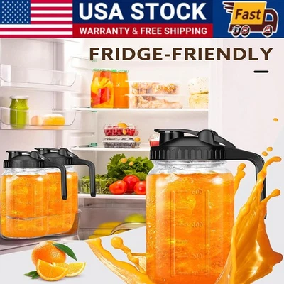 64oz glass pot with lid is suitable for coffee pot for refrigerator  🔥 - Image 1 of 4