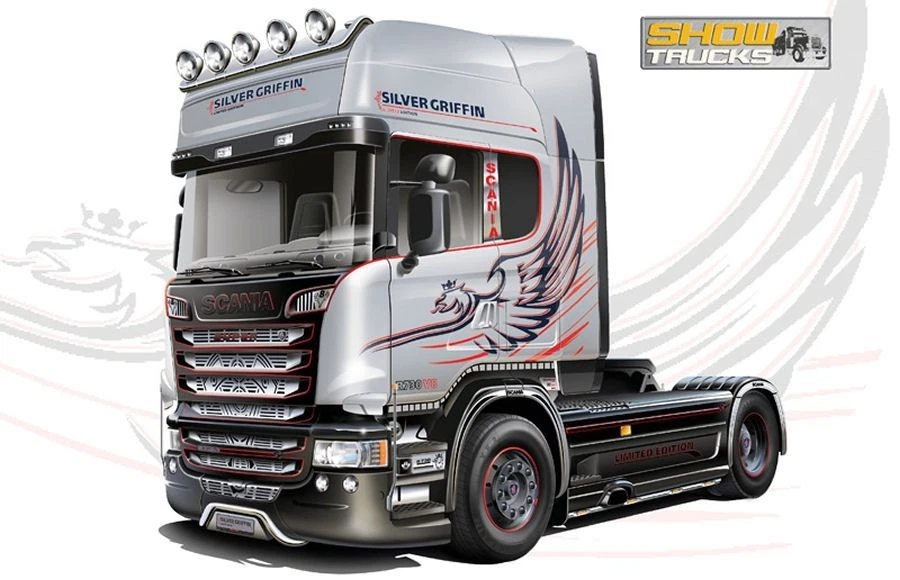 Italeri IT3906 SCANIA R730 STREAMLINE 4x2 KIT 1:24 Modellino - Immagine 1 di 1