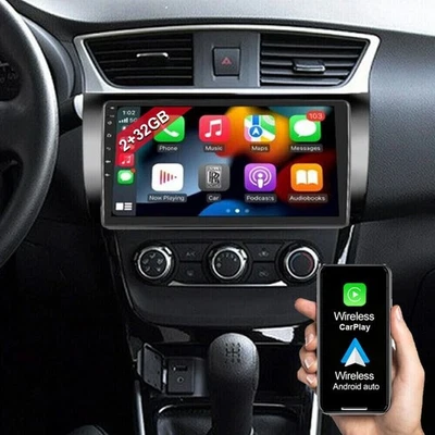 Car Stereo Radio For Nissan Sentra Sylphy 2013-2018 Android 13 Carplay GPS Navi - Image 1 of 4