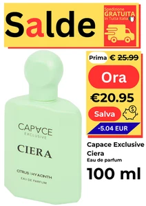 Capace Exclusive Ciera Eau de Parfum 100 ml - Bild 1 von 3