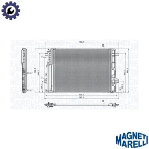 CONDENSER AIR CONDITIONING 350203758000 FOR MERCEDES-BENZ GLA-CLASS/SUV 1.8L - Picture 1 of 9