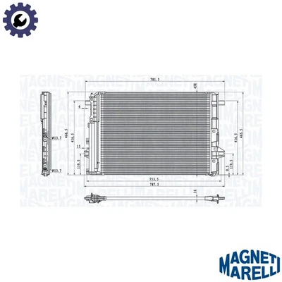 CONDENSER AIR CONDITIONING 350203758000 FOR MERCEDES-BENZ GLA-CLASS/SUV 1.8L - Image 1 of 4