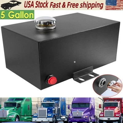 5 Gallon 14 Gauge Steel Hydraulic Fluid Reservoir Tank with Breather Cap - Image 1 of 4