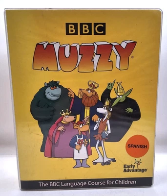 MUZZY BBC Language Course For Children Spanish Level 1 4 DVDs 2 CDs 1 Book Set Foto 1 de 4