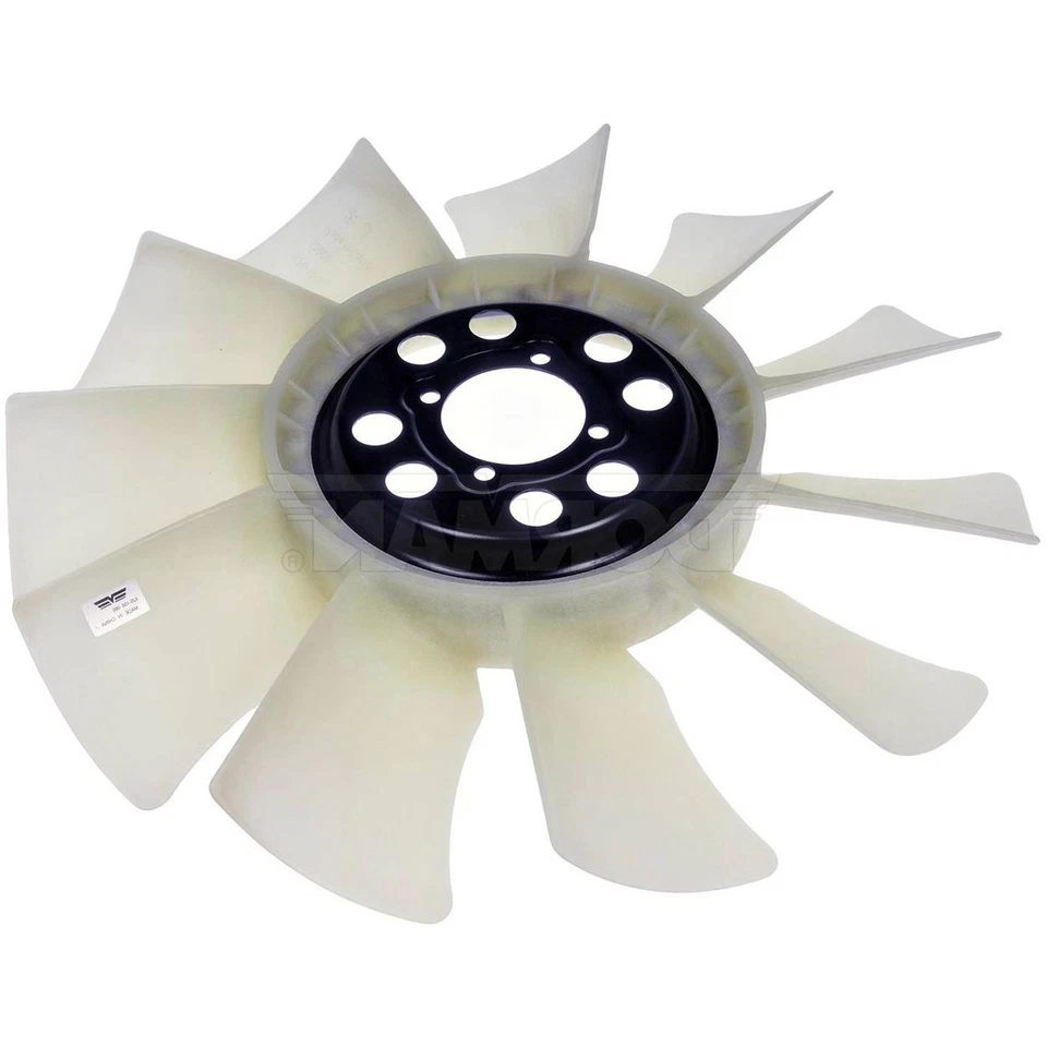 Ventilador de refrigeração radiador motor Dorman 11 lâminas compatível com Ford Lincoln caminhão SUV picape - Imagem 1 de 3