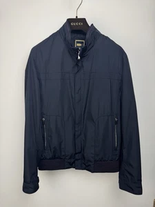 Giacca a vento uomo Zilli Harrington bomber blu navy taglia M perfette condizioni - Foto 1 di 13