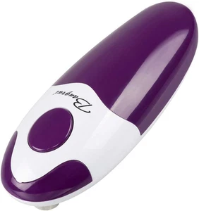 Automatic Cordless Electric Can Opener - One-Touch, Smooth Edges, Purple - Picture 1 of 11