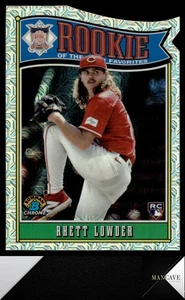 2025 Bowman #ROY-11 Rhett Lowder Rookie of the Year Favorites Mojo Refractor - Foto 1 di 2