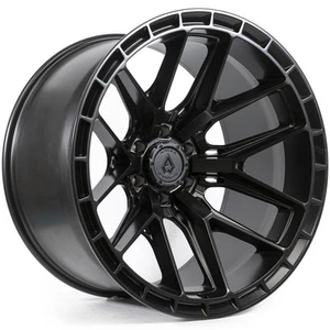 20x9 Arena A114 Battle Satin Black Wheels 6x135 (1mm) Set of 4 - Picture 1 of 5
