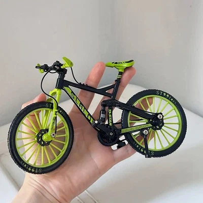 BRANDED 1:10 Mini Mountain Bike Model Diecast Metal Finger Bicycle Racing Toy Collection