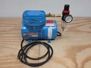 Paasche D500SR 1/10HP Air Compressor Regulator and Moisture Trap Working Great - Picture 1 of 17