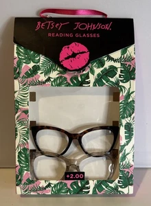 Betsey Johnson Lesebrille +2,00 Lesebrille 2 Stück fehlt eine - Bild 1 von 2