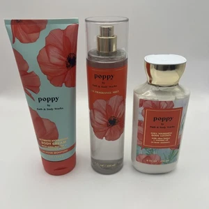 Bath And Body Works Poppy Body Mist & Körpercreme & Bodylotion 3er Set - Bild 1 von 11
