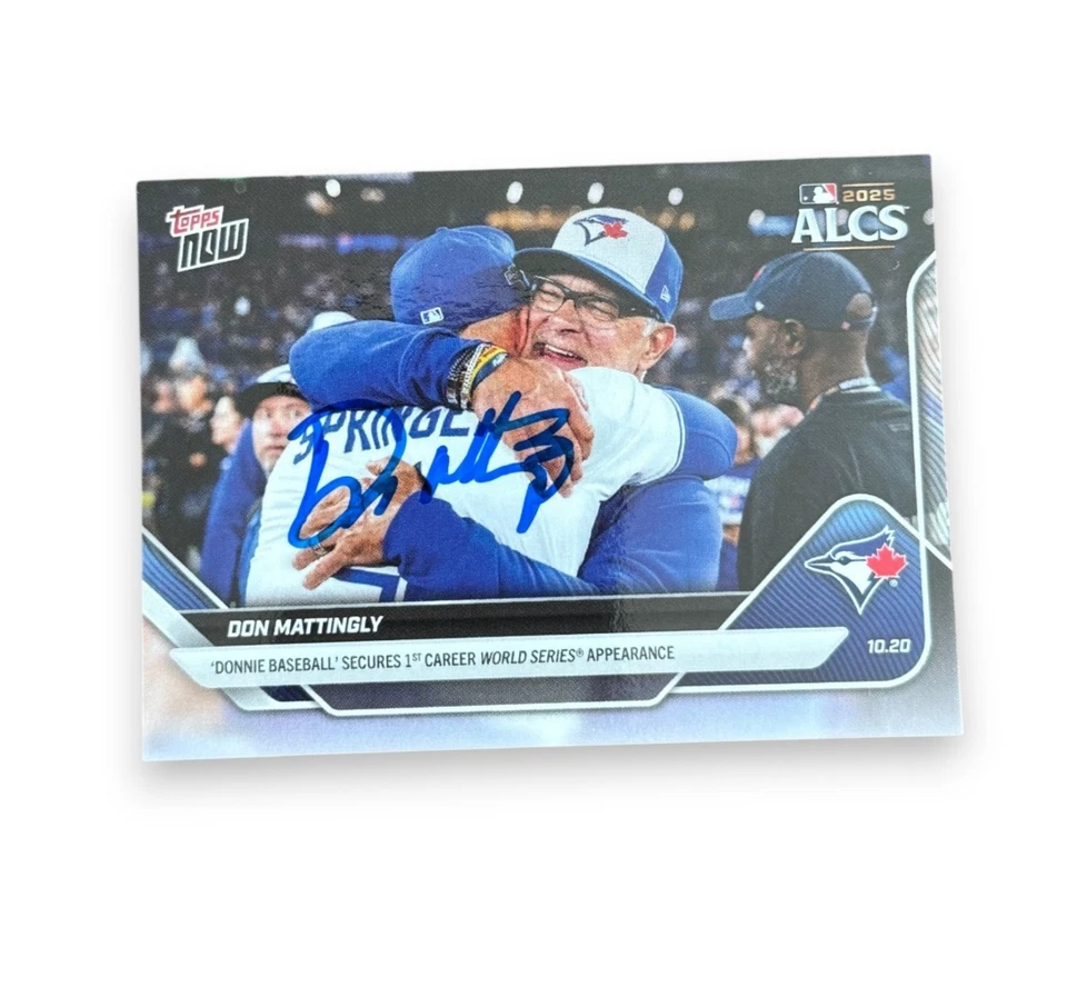 Don Mattingly Signed 2025 Topps Now World Series Card #892 - Image 1 of 1