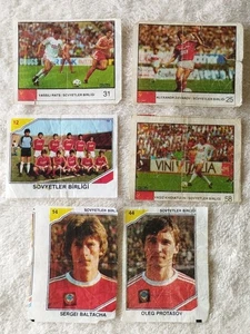 Envoltorios de goma de mascar inserciones vintage raro 90 Futboll. URSS. CinCin - Imagen 1 de 24