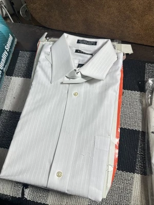 Ketch Single Needle Tailoring L/S Buttonfront Men Size 15 (32-33) Dress Shirt - Image 1 of 4