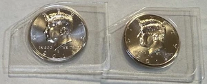 2014 P&D BU Kennedy half dollars from uncirculated MINT SET exact coins shown #3 - Picture 1 of 2