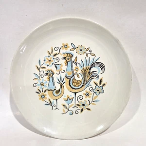 Vintage Steubenville Pfau Garten Essteller 10" Geschirr Hähne USA - Bild 1 von 4