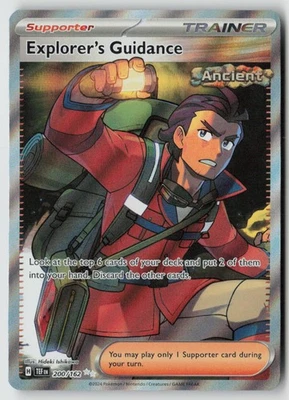 Explorer's Guidance - 200/162 - SV05: Temporal Forces Holo - PTCG - Image 1 of 2