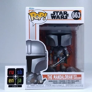 Funko POP! Star Wars The Mandalorian with Darksaber #663 - Bild 1 von 6
