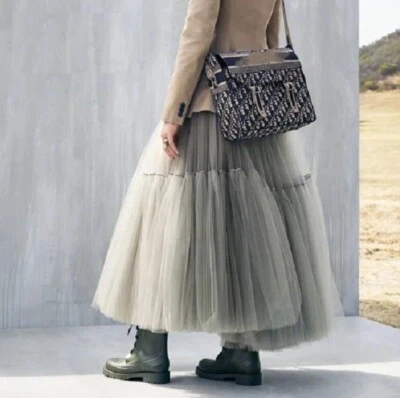 Tulle Tutu Skirt Dress Dress Women Ballerina Petticoat Lace Veil Underskirt - Image 1 of 4