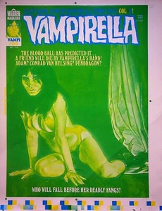 Vampirella #54 Warren Publishing Master Enrich Torres Cover Proof Sep 1976 #WA - Bild 1 von 2