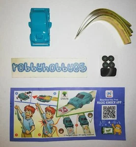 DV076 AUTO BLU + BPZ (CON LINEE NERE) KINDER SORPRESA ITALIA 2019/2020 GO MOVE - Picture 1 of 1