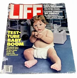 Life Magazine November 1982 Vol 5 Issue 11 Test Tube Baby Save Africa Animals - Picture 1 of 12