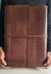 Extra large leather journal vintage journal Handmade leather journal, Gifts - Picture 1 of 8