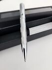Brand New Cerruti Silver Coloured Ball Point Pen In Presentation Box