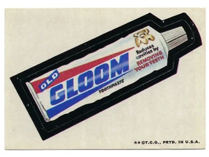 1973 Topps Wacky Packages 2a Serie 2 DENTIFRICIO SCURO tb ex+/nm- - Foto 1 di 1