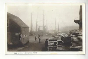 Fog Bound, Monhegan, Maine RPPC - Imagen 1 de 2
