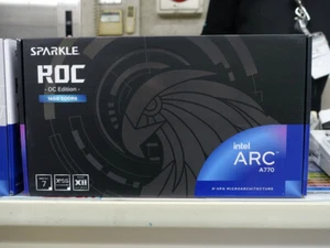 Tarjeta de gráficos Sparkle Intel Arc A770 ROC OC Edition 16 GB GDDR6 GPU SA770R-16GOC - Imagen 1 de 11