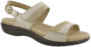 SAS Women's Shoes Nudu Sandal Golden Many Sizes & Widths New In Box - Picture 1 of 6