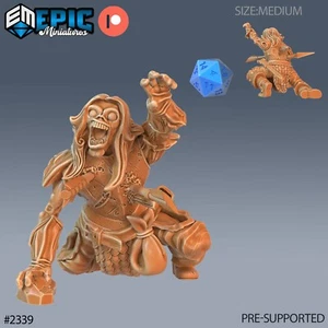 6K Resin 32mm Epic Miniatures Zombie Warrior Crawling for D&D, Role-Play - Bild 1 von 1