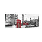 Glass Print 140x50cm Wall Art Picture Shed Telephone London Large Decor Artwork