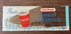 Vintage 1960’s Coca-Cola Soda Machine Panel - Picture 1 of 4