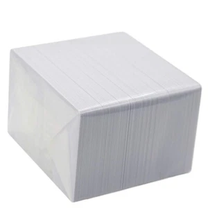 NFC Card NXP NTAG216 Ntag213 Chip White Plastic Android Phone Card (100 pack) - Picture 1 of 7